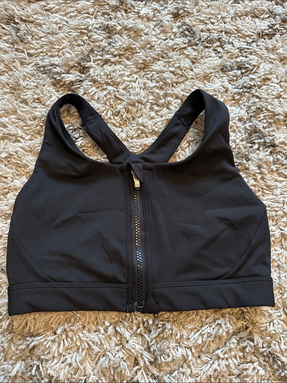 Athleta Zip-Up Sports Bra